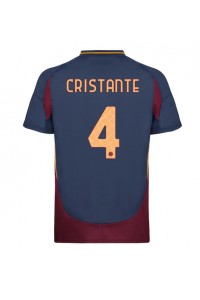 AS Roma Bryan Cristante #4 Jalkapallovaatteet Kolmaspaita 2024-25 Lyhythihainen